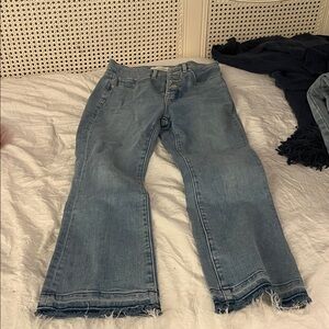 LOFT Light Blue Flare Jeans